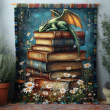 Gewebte Decke – Die Buchwächter
