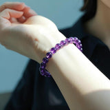 Armband Valeria mit lila Perlen