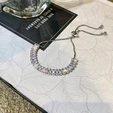 Verstellbares Armband mit Zirkonia