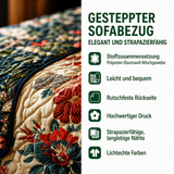 Gesteppter Sofabezug – mit wilden Wiesen