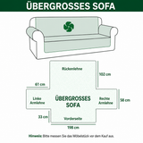 Gesteppter Sofabezug – mit saisonalem Herz