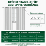 Gesteppte Vorhänge – Königlicher Amethyst Drache